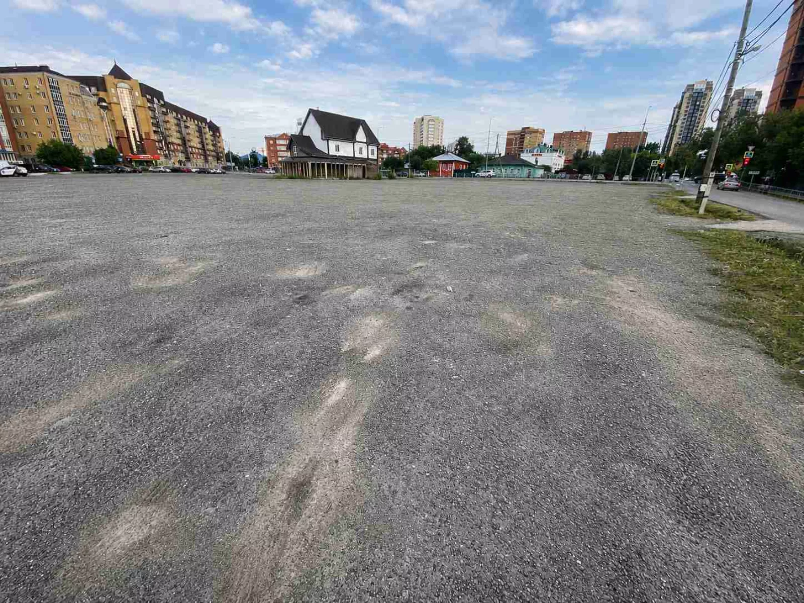 Отсыпка и выравнивание территории щебнем — фото 1